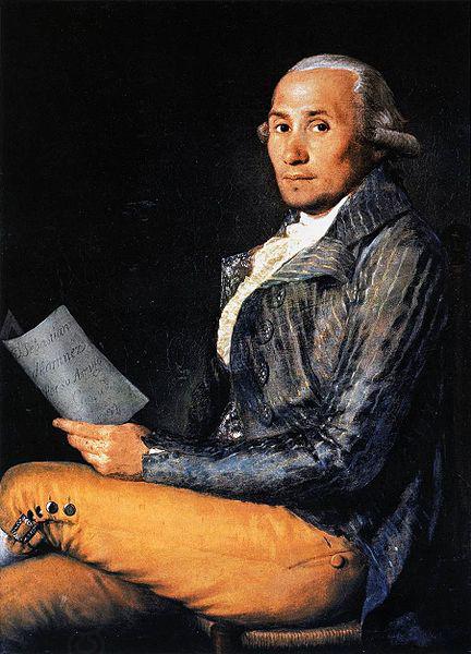 Francisco de Goya Portrait of Sebastian Martinez